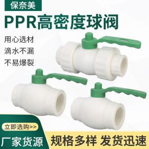 厂家批发双活节球阀热熔活接 ppr塑料水管快装活动头